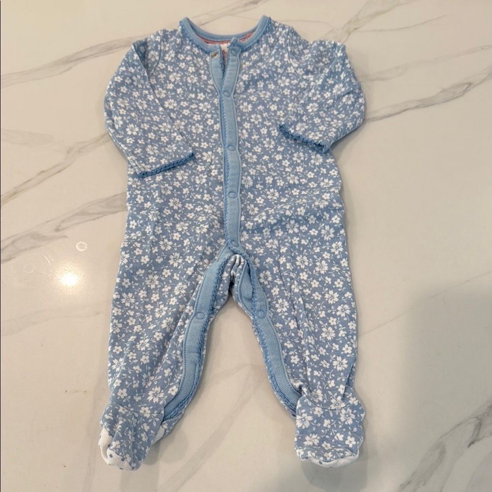 Baby Boden floral footies
